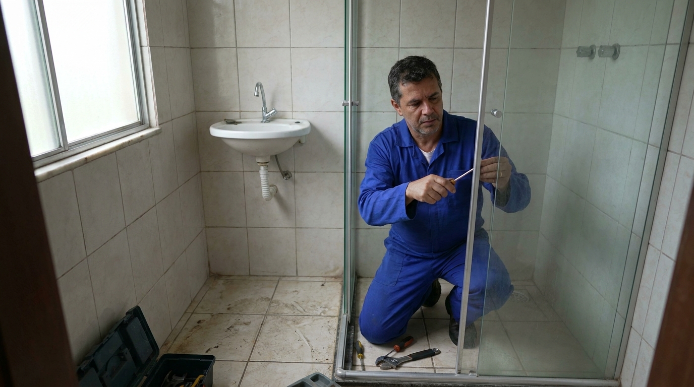 Troca de Roldanas e Trilhos no Centro, Jaraguá do Sul‑SC